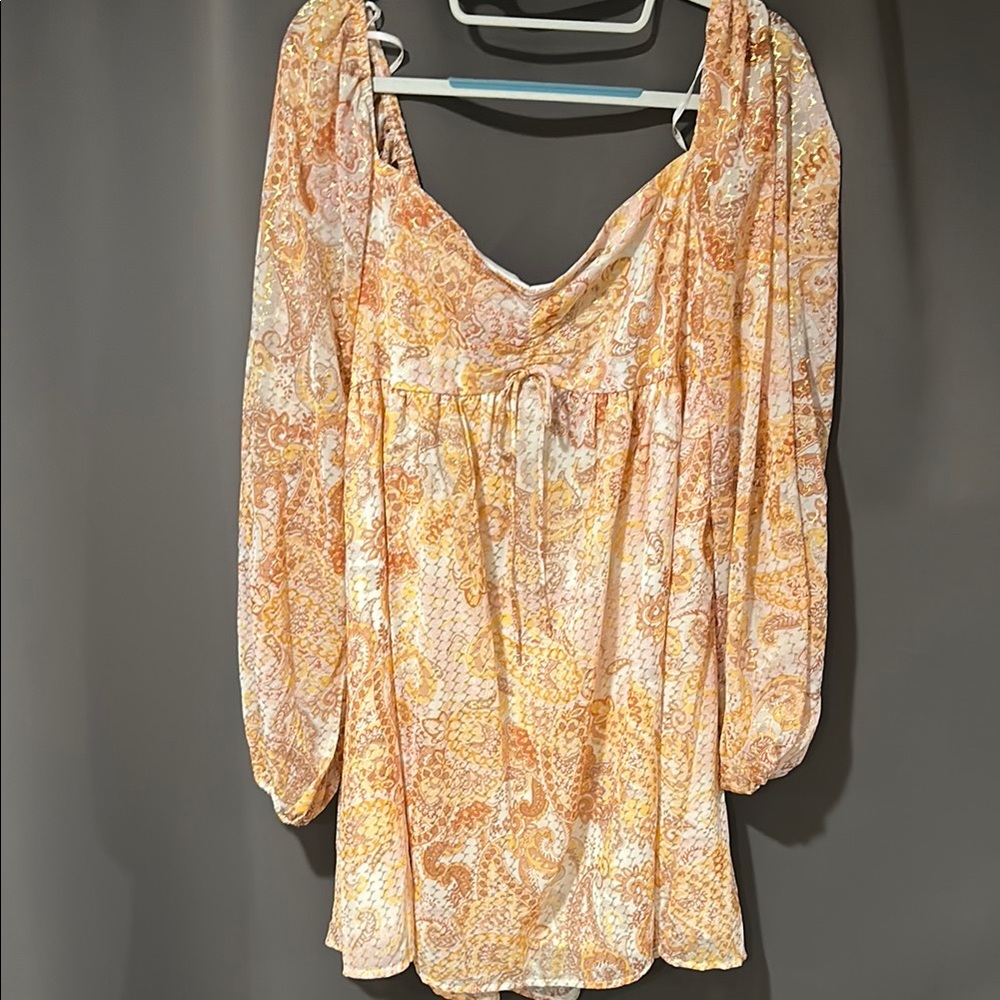 Bohemian Long Sleeve Babyfoll Summer Dress